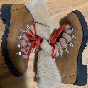 J.Crew Nordic Shearling Boots 8